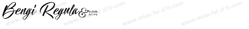Bengi Regula字体转换